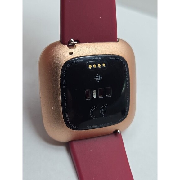 Fitbit Versa 2 Smartwatch Pink 40mm Alexa WR50M Always On Display No Charger - Picture 10 of 10